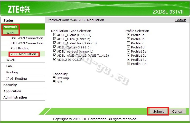 05-ZTE-ZXDSL-931VII-modulation